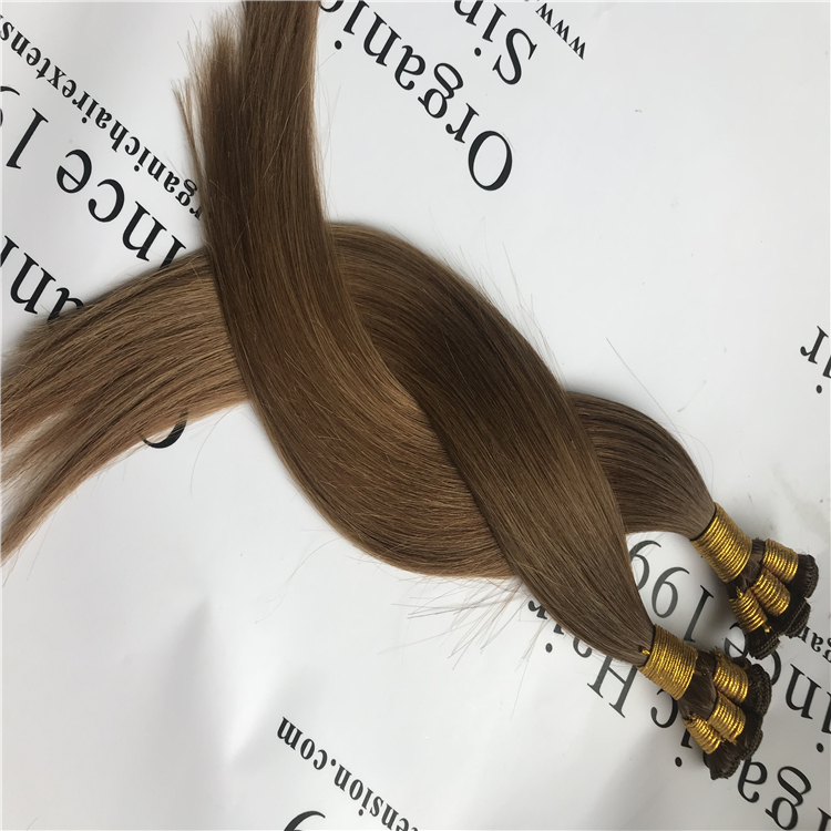 Balayage hand tied weft hair extensions #4/#6/#27 H37